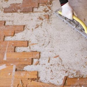 hardwood floor removal